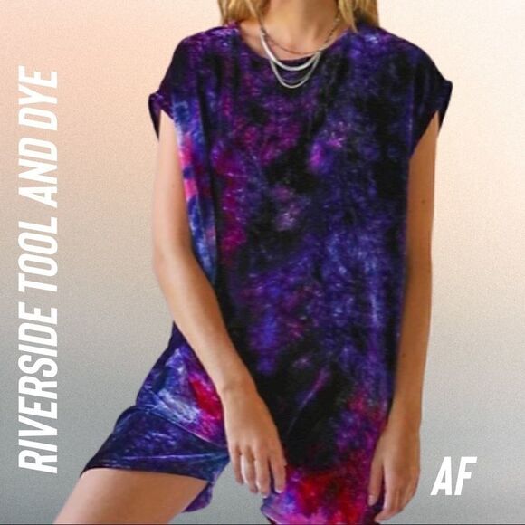 FREE PEOPLE BY RIVERSIDE TOOL AND DYE VELVET ROMPER IN DISCO NWT - Picture 3 of 7